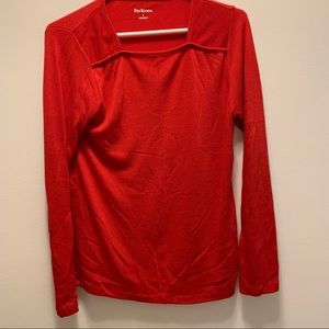 FREE with purchase of $20 or more: Red Long Sleeve Shirt Size Large